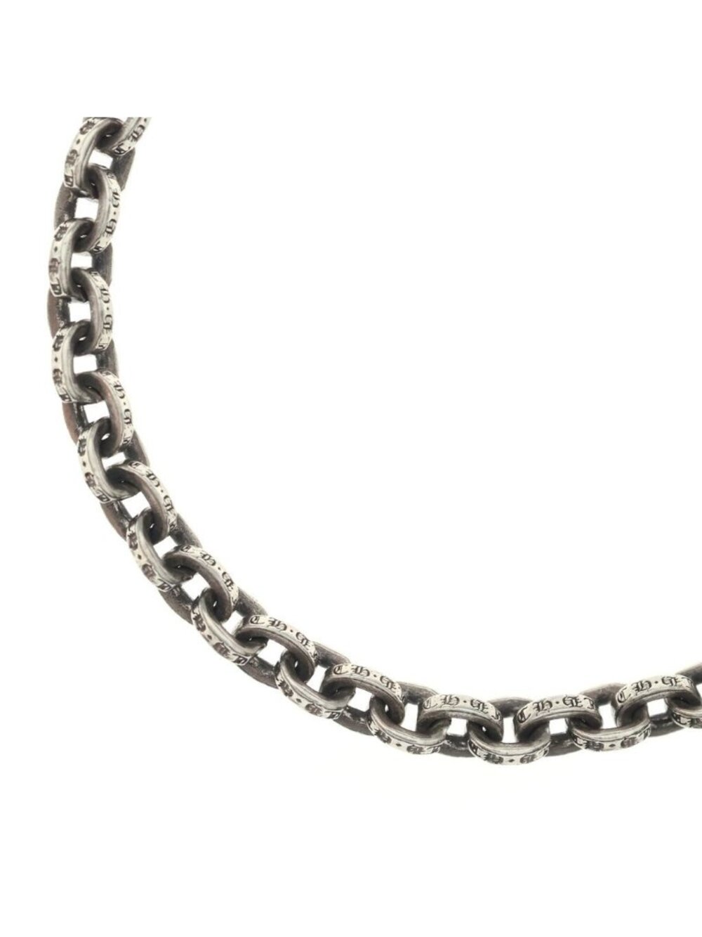 Chrome Hearts Paper Chain 18 Necklace Silver